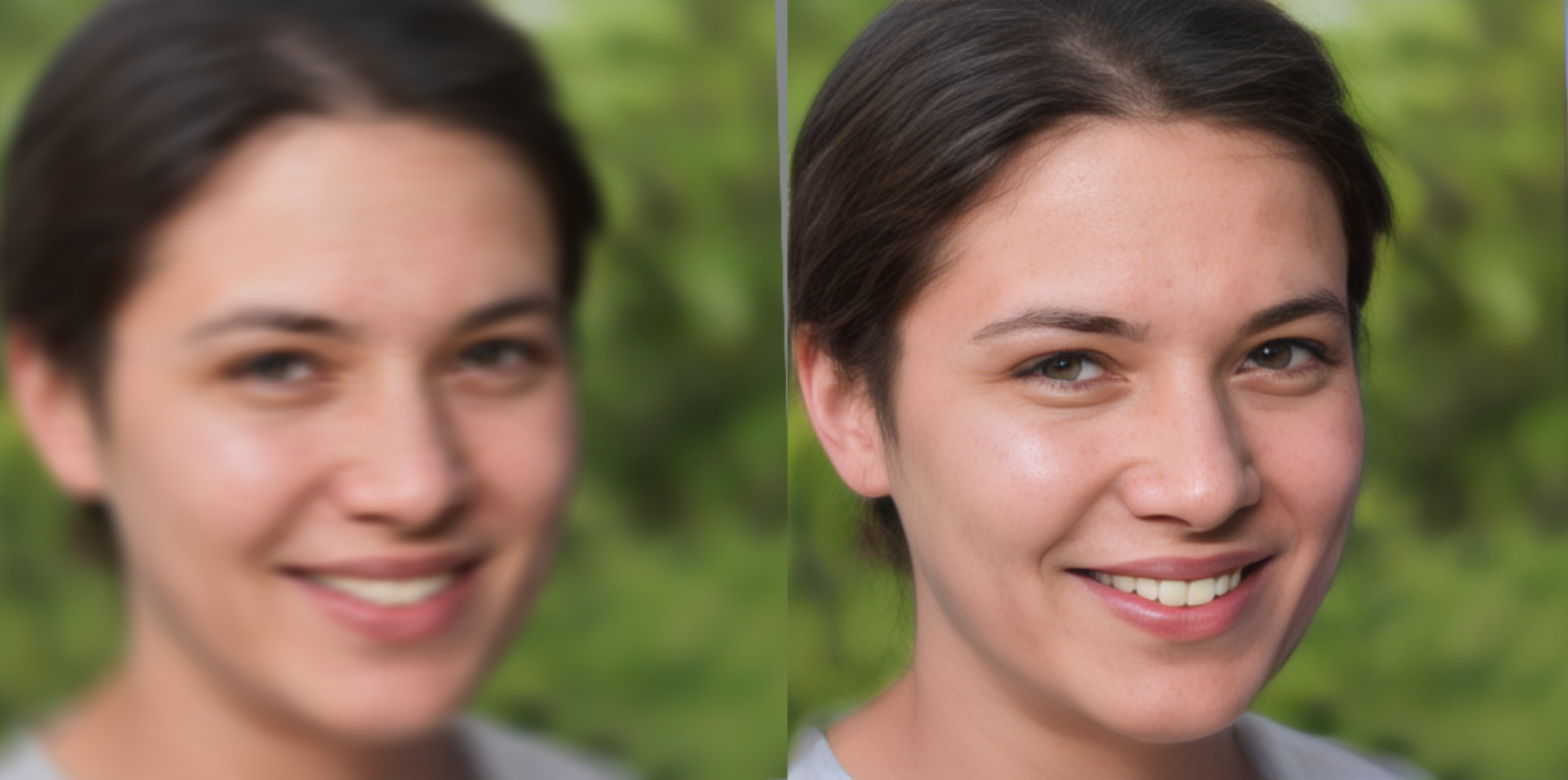 Realistic Face Restoration with GFP-GAN and DFDNet